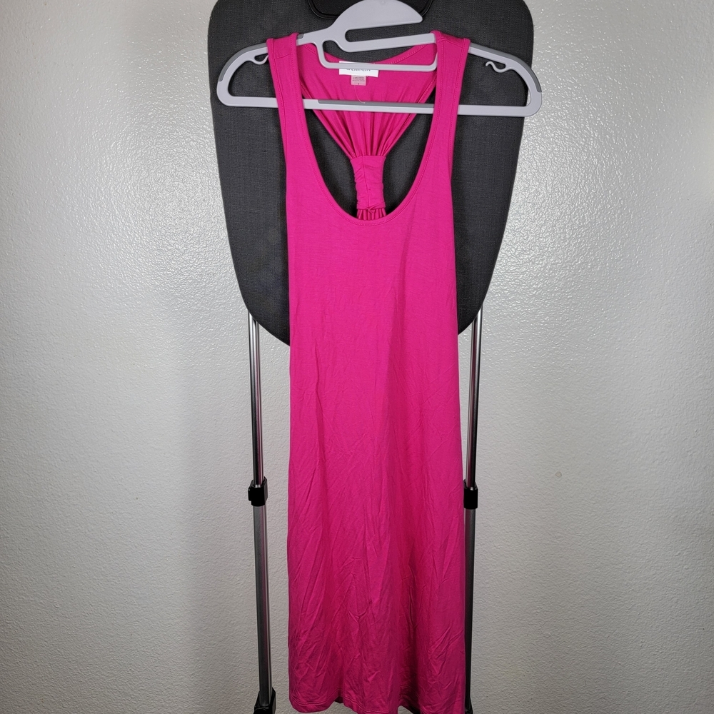 Calvin‎ Klein Pink Knot Back Soft Dress Size 2